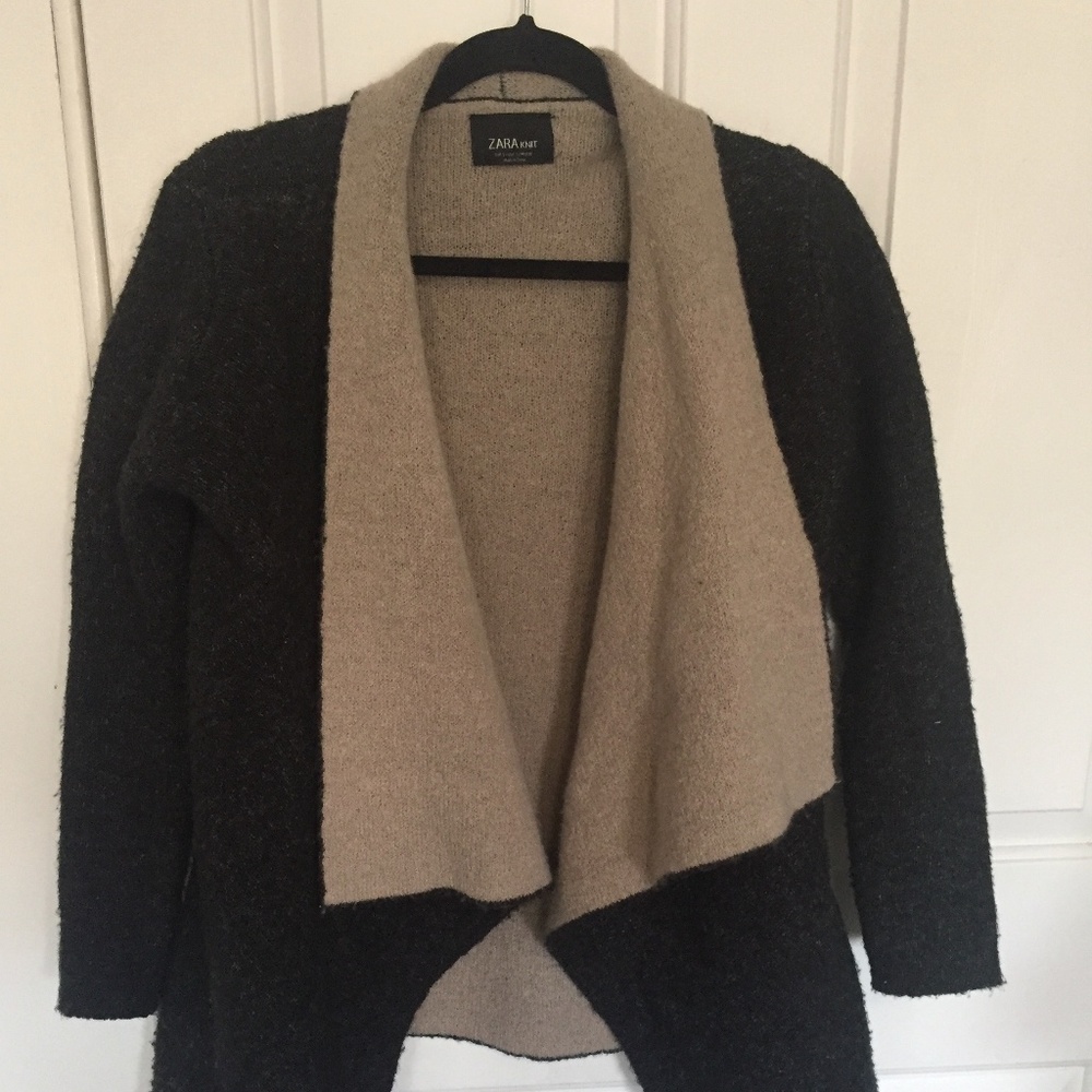 Zara Knit soft and warm, wrap sweater